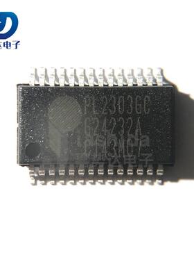 PL2303GC USB转换芯片 SSOP28 电源开关芯片 全新