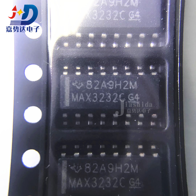 MAX3232CDR MAX3232C RS-232接口集成电路 SOP-16 全新