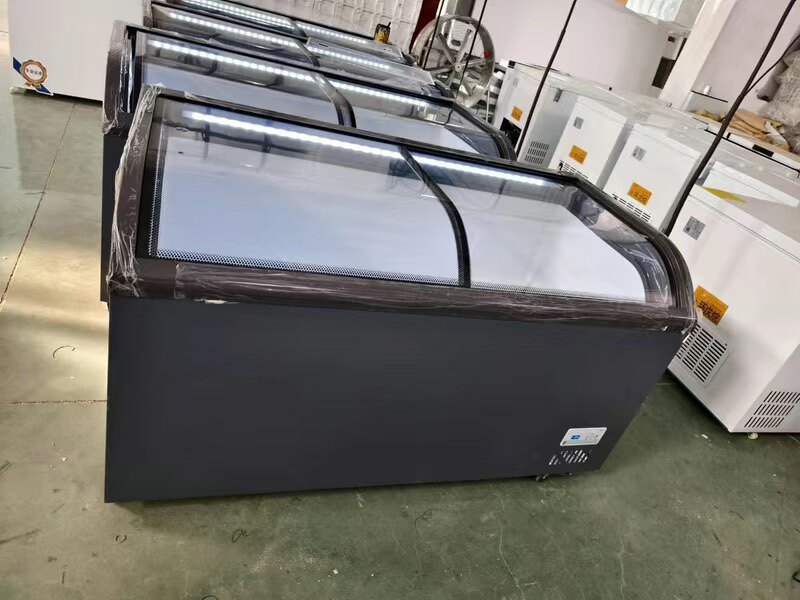 岛柜超市卧式冷藏大容量冷冻展示柜冰柜雪糕柜展示柜商用便利店