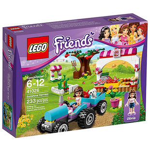 LEGO乐高女孩friends金色丰收蔬果店41026阳光牧场拼插通用积木