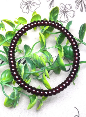 天然石榴石隔片碟珠手串批发直切药片情侣款时尚算盘珠清新甜美