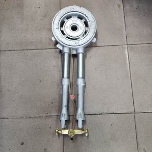 德业双管中高压猛火炉皇特大号火盘加长型可各种灶台工程煤气炉