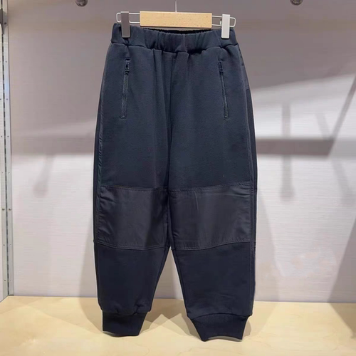 针织加绒长裤儿童松紧休闲运动裤