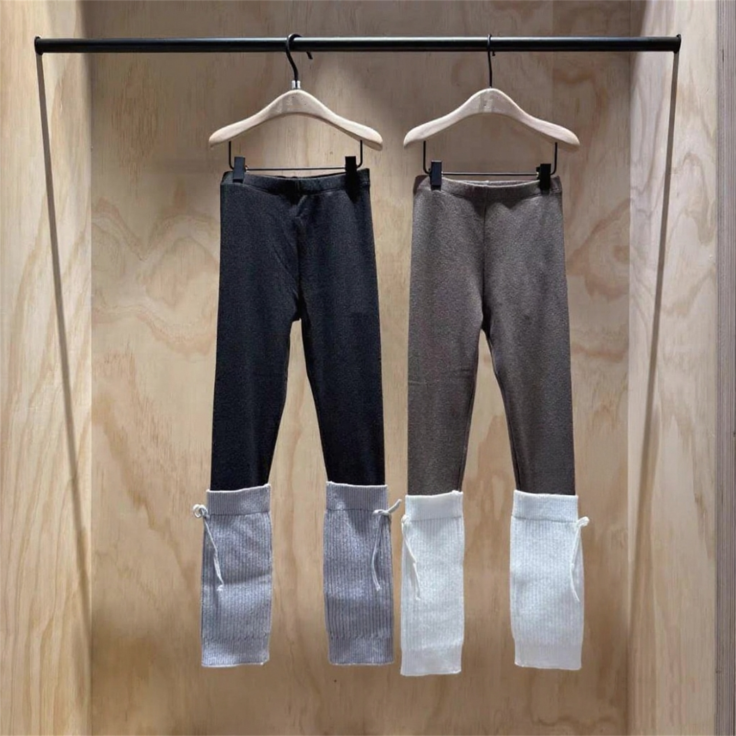 童装定制春秋新款女童洋气撞色拼接休闲裤百搭修身松紧弹力打底裤,童装/婴儿装/亲子装,裤子,淘宝优惠券,粉丝福利购,淘宝优惠卷