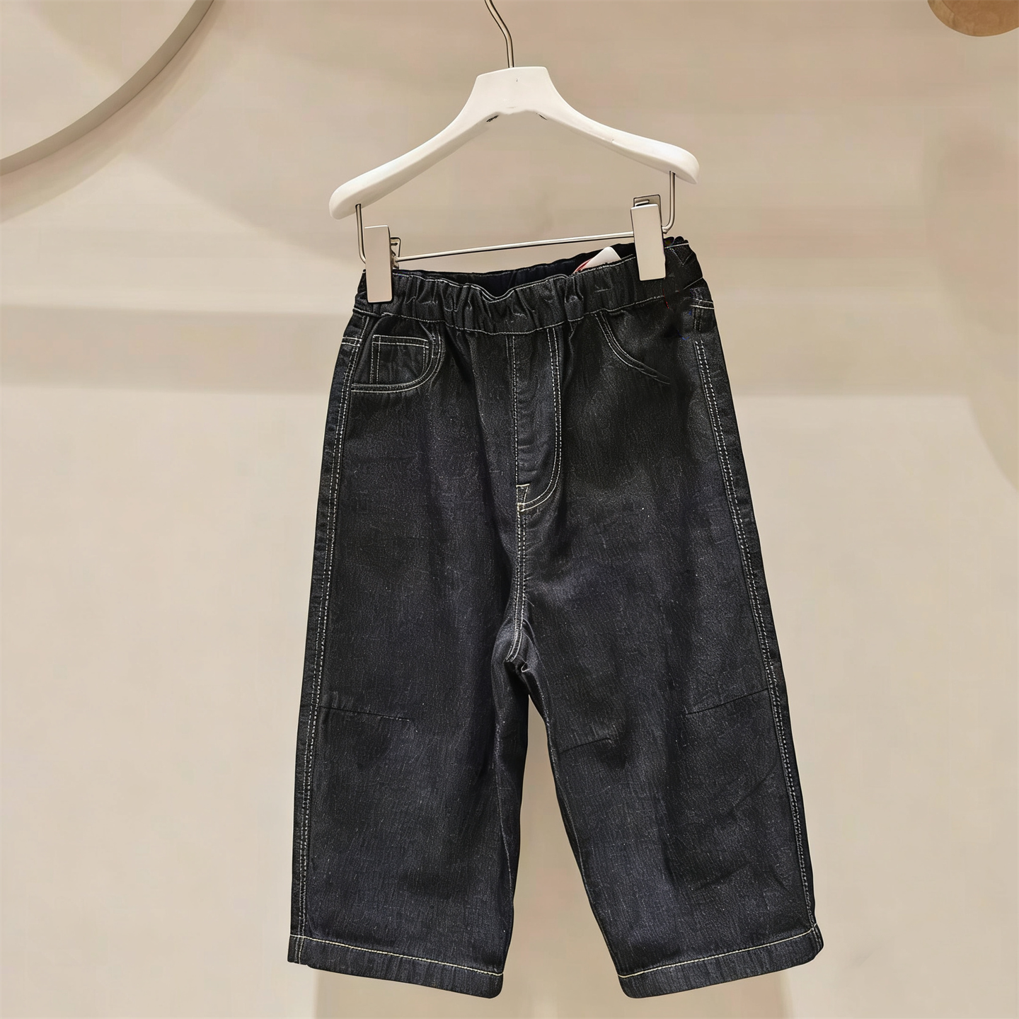 童装定制春季新款男女童时尚经典直筒休闲长裤百搭宽松阔腿牛仔裤,童装/婴儿装/亲子装,儿童牛仔裤,淘宝优惠券,粉丝福利购,淘宝优惠卷