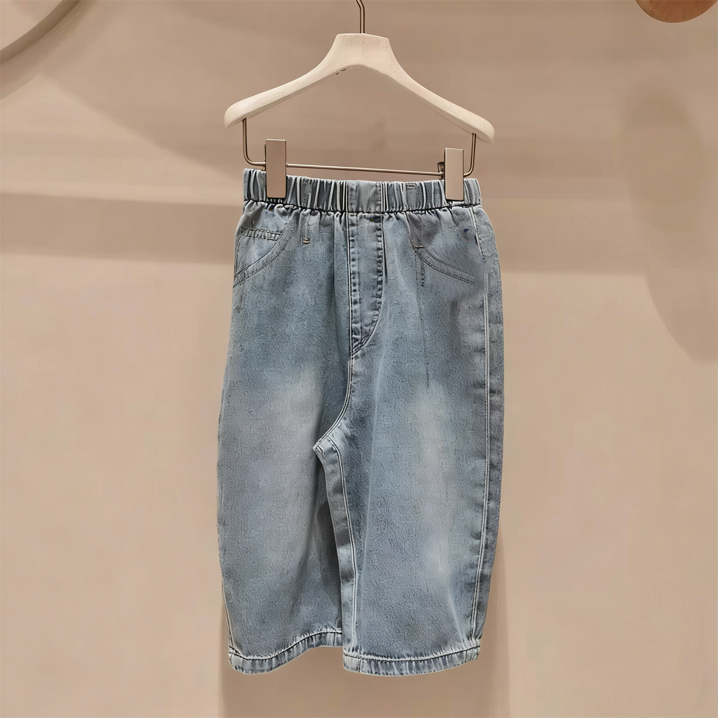 童装定制春季新款男女童时尚经典阔腿直筒长裤百搭宽松弯刀牛仔裤,童装/婴儿装/亲子装,儿童牛仔裤,淘宝优惠券,粉丝福利购,淘宝优惠卷