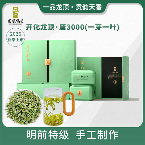 开化龙顶明前春茶特级绿茶礼盒