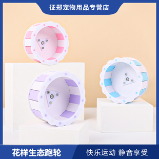 速发仓鼠玩具平台跑球跑轮滚轮1丝熊5全透笼专用金cm侏儒用品跑步