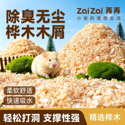 再再仓鼠木屑垫料除臭无尘柔软