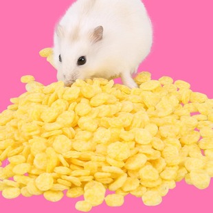 再再仓鼠粮食玉米片金丝熊小零食主粮荷兰猪营养龙猫饲料食物100g
