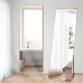 风全身穿衣镜壁挂墙女生卧室学生宿舍立体试衣落地镜子