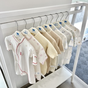 Lesenphants丽婴房专柜正品秋冬新生儿连体衣纯棉长袖爬服