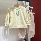 moimoln小云朵26春专柜正品 圆领休闲假两件卡通卫衣M261TSB06P