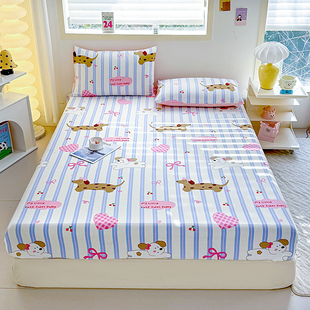 2026新款床笠纯棉单件100全棉儿童90x200cm床垫套保护罩四季通用