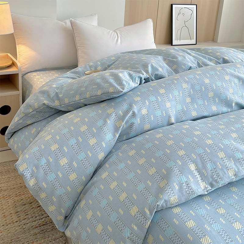 纯棉被套单件100全棉内胆套A类老粗布单人150x200cm被罩2025新款