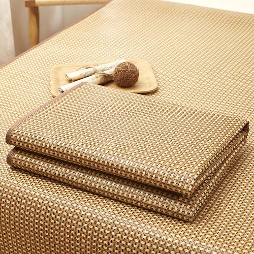 双面可用可折叠易收纳凉席藤席