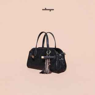 食草堂晚辞系列水晶植鞣皮法棍包新款手提包轻奢高级质感斜挎包