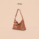 张小婉同款 食草堂hobo包包头层植鞣皮腋下包小众松弛感单肩斜跨包