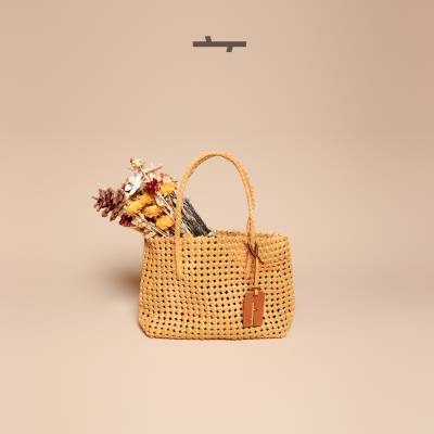 素织托特包大容量通勤单肩包