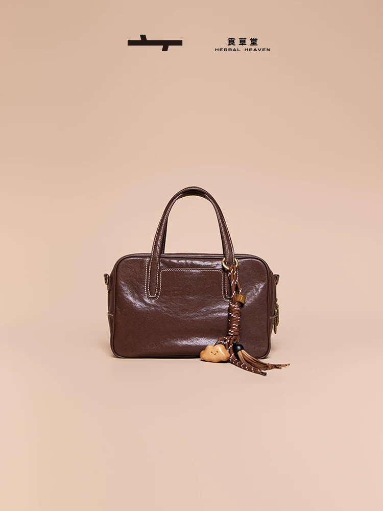 Handheld shoulder bag, one-shoulder bag, boston bag