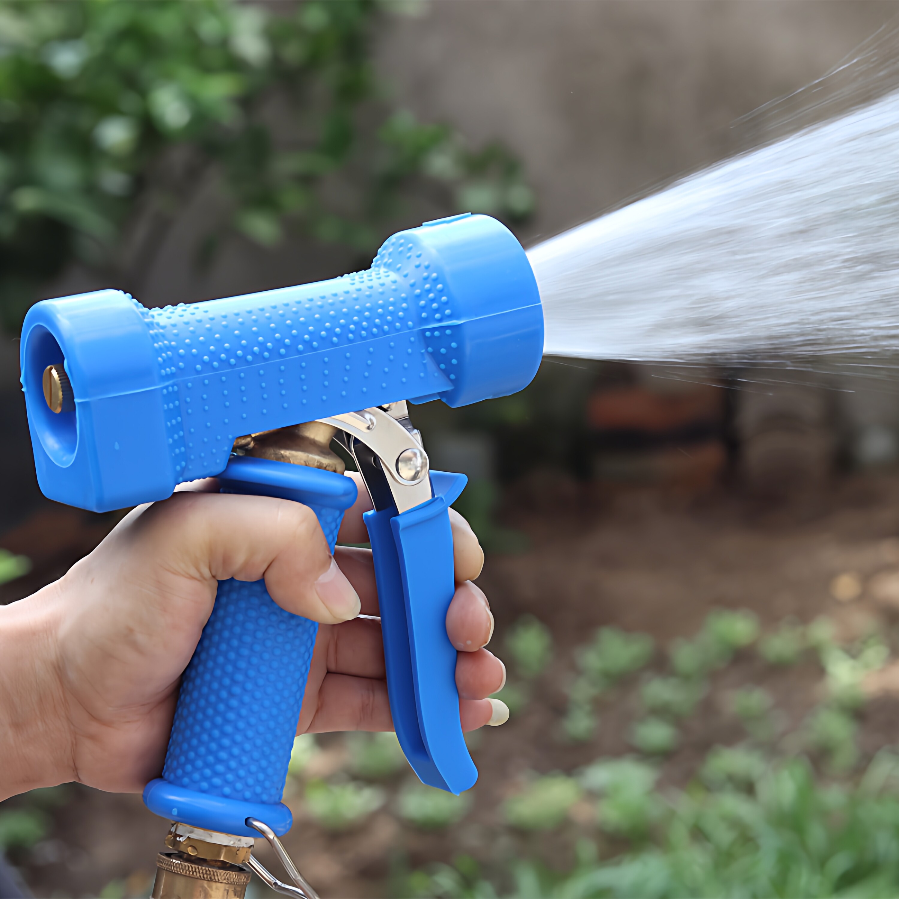 弘晨工厂黄铜园林水枪可调节冲洗龙头酒店厨房餐厅商用喷枪洗地车