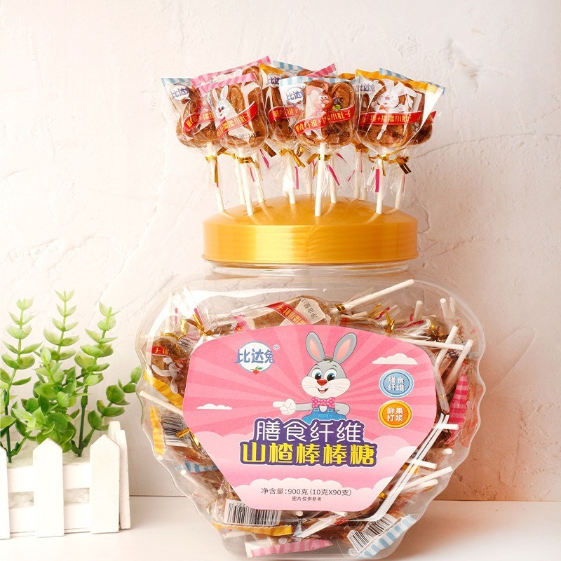 膳食纤维山楂儿童棒棒糖卡通