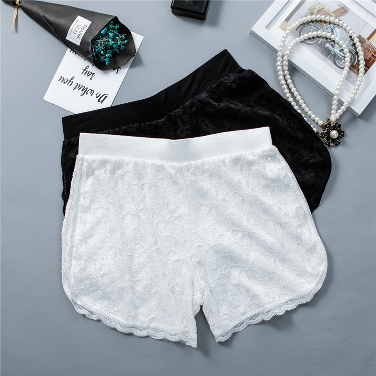 少女蕾丝短裤女夏外穿安全裤防走光保险裤韩版百搭修身三分打底裤|ruв категории Женская одежда, брюки, рейтузы - от Buy2taobao.com для оказания профессиональной услуги покупки агента Taobao