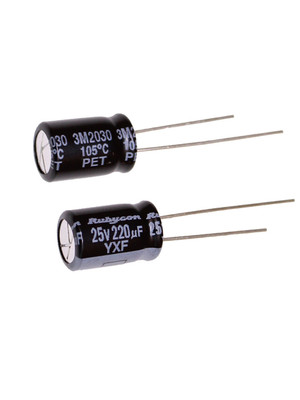 红本石电解电容25v220uf