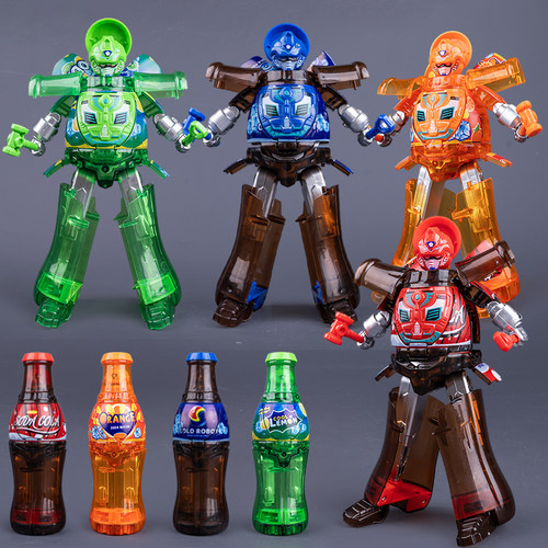 金刚汽水武士可乐瓶机甲机器人