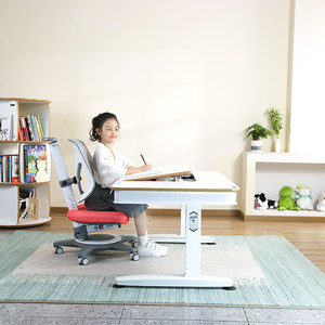 大将作E6桌椅套装书桌儿童智能动态成长桌电动升降小学生家用课桌