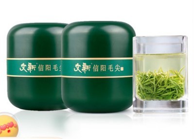 春茶上市文新信阳毛尖绿茶2024新茶茶叶正宗明前特级嫩芽50g*2罐