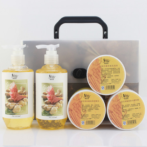 沐姬石榴生姜足护套盒足部去茧去死皮滋润足霜磨砂膏按摩膏足膜