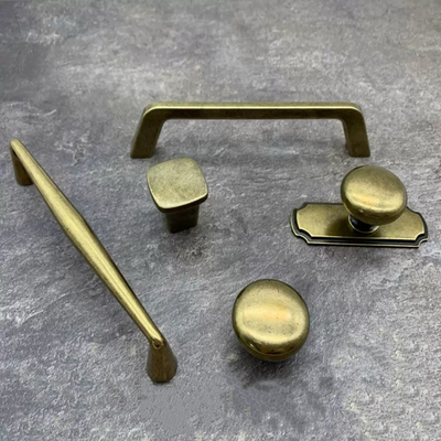 单孔单孔抽屉橱柜把手美式