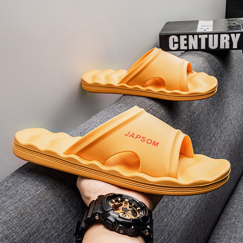 大码男士防滑浴室内外一字拖