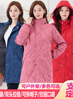 冬季加棉加绒加厚保暖罩衣工作服