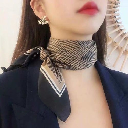 春秋冬季新品复古ins女空姐围巾