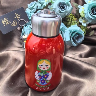 DIY娃娃不锈钢网红保温杯便携水壶居家旅游随身300毫升保温杯