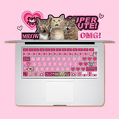 适用新MacBook硅胶键盘膜m2air13保护Pro14苹果笔记本电脑15三猫
