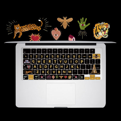 适用MacBook硅胶键盘膜m2保护pro