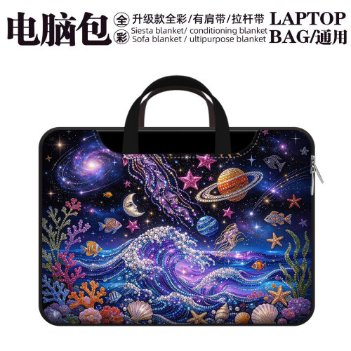 升级款手提斜挎皮革电脑包男女适用苹果Air13华为matebook14联想拯救者惠普戴尔小米17/16/15寸笔记本内胆包