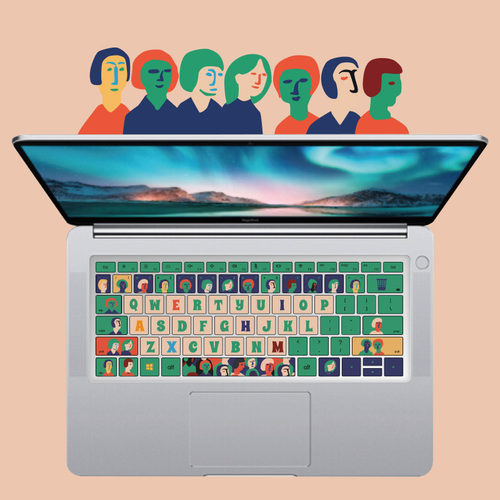 适用华为电脑matebook14s键盘膜