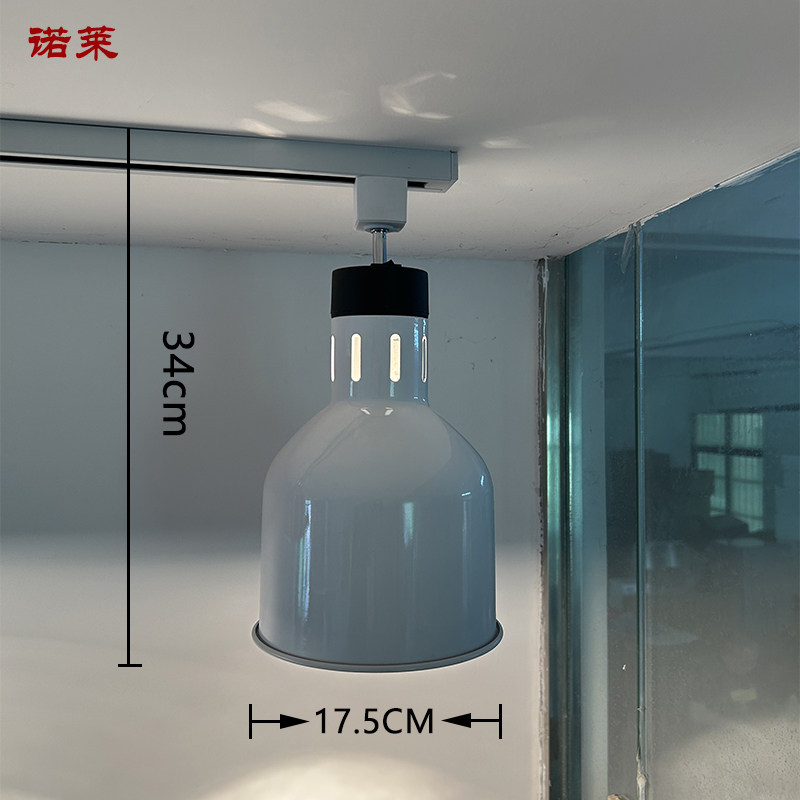导轨保温灯橱窗柜台自助餐厅餐饮厨房食物暖食品加热轨道保温烤灯