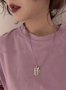 925银复古女士刀片套链