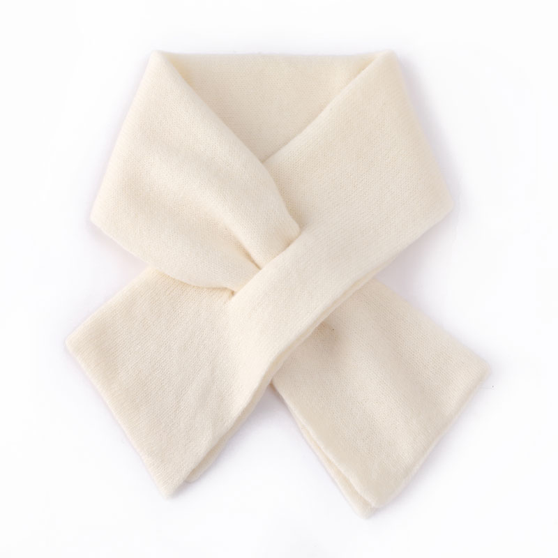 纯羊毛短款小围巾围脖男女礼物