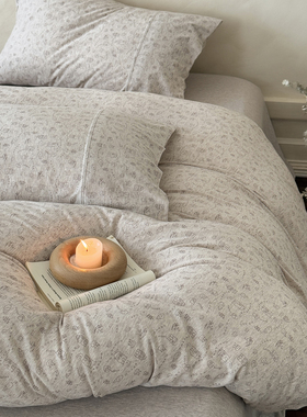 ins小房子儿童纯棉针织棉被套单件a类全棉天竺棉柔软裸睡单人被罩