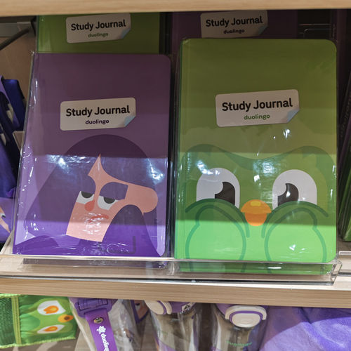 【MINISO】名创优品多邻国立体扉页B6精装本(96页)(附贴纸)