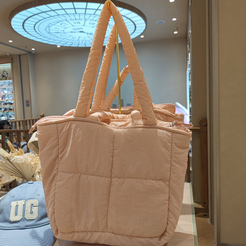【MINISO】名创优品AIR系列吐司包(软桃粉)单肩包女包托特包面包