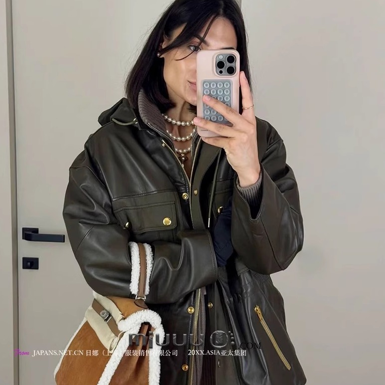 26早春新款高智风外套皮衣