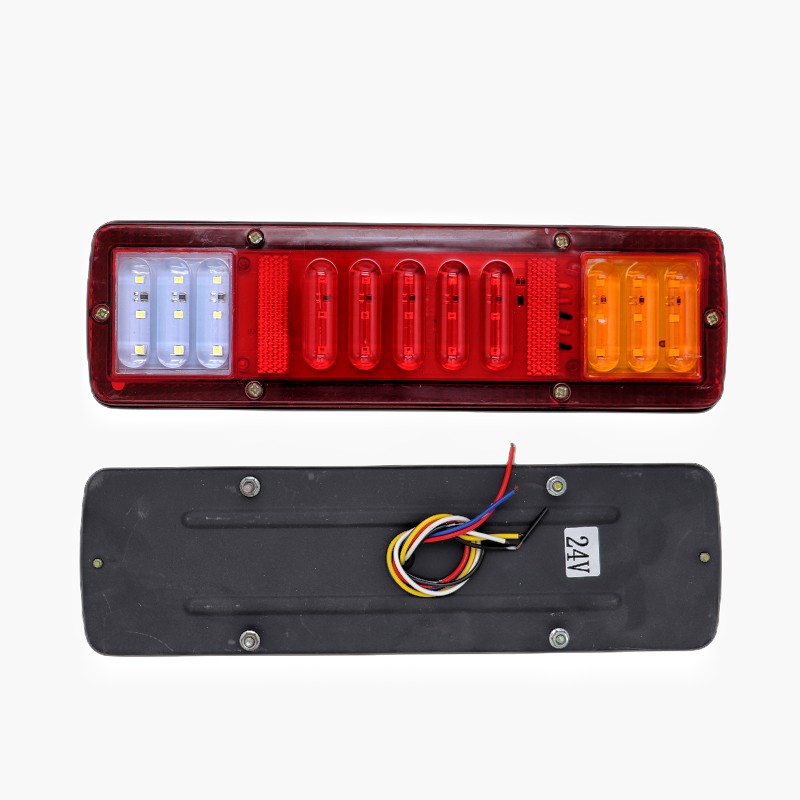 农用车131电子后尾灯总成12v24v货车摩托三轮车6D高亮防水LED通用