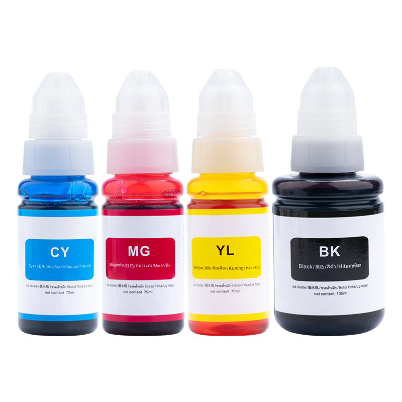 炫亮适用佳能GI-890彩色通用墨水4色G2800 3800 2810 1810 4800 4810 3810 TS3380 MP288打印机连供填充墨汁